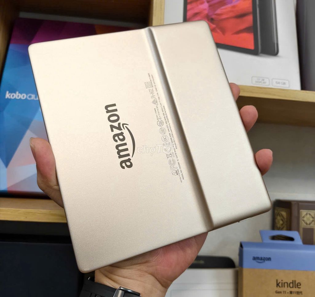 Kindle Oasis 2 32GB, Gold, 99%. Mua bán Máy tính bảng tại Quận 5 Tp Hồ Chí Minh được đăng bởi PHAN MINH MB hình 1