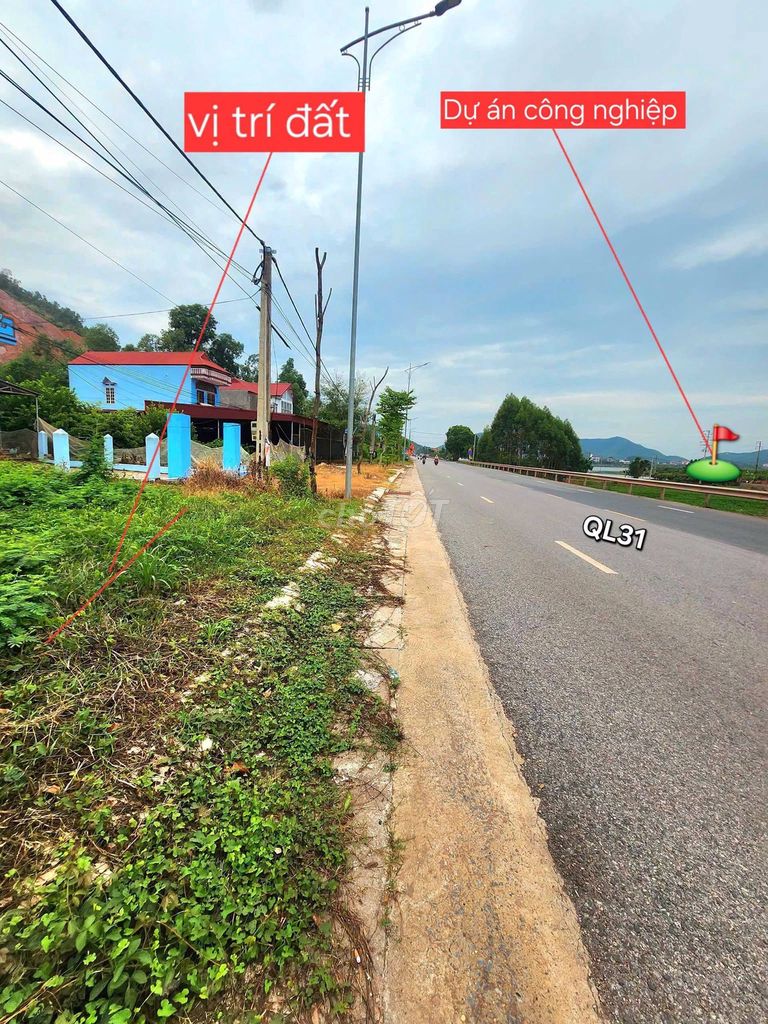 Bán đất Quốc lộ 31, 180m2, kinh doanh tốt
