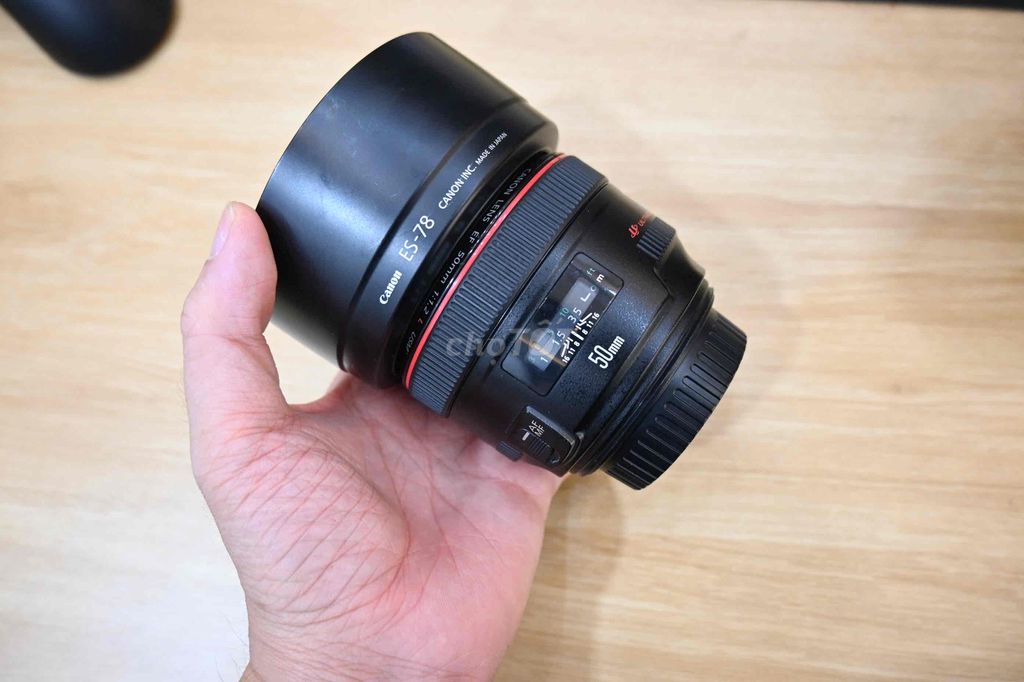 Ống kính Canon 50 1.2L đẹp. Mua bán Máy ảnh, Máy quay tại Quận Tân Bình Tp Hồ Chí Minh được đăng bởi Phúc hình 1