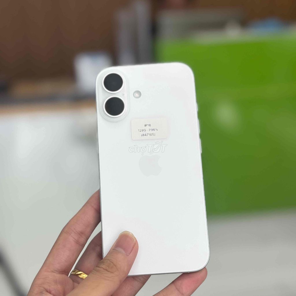 Apple iPhone 16 128GB Trắng có khay Sim. Mua bán Điện thoại tại Quận Ngô Quyền Hải Phòng được đăng bởi TRAN SONG HA hình 1