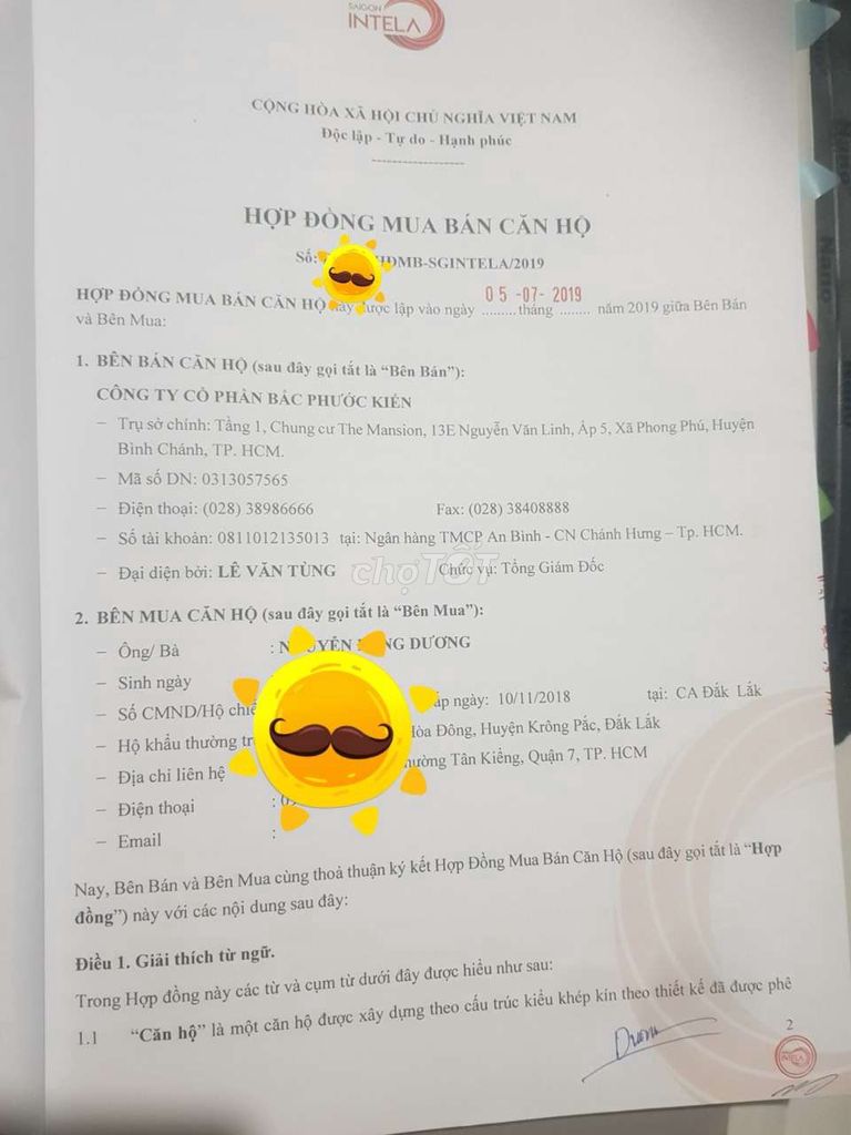 Chính chủ bán 2 căn giá mua đầu tư -2PN giá 1,4 tỷ - 3PN giá 1,95 tỷ