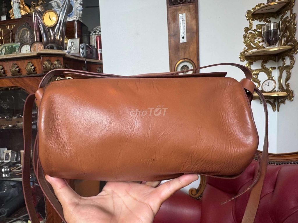 Túi xách Oroton da thật Nữ Nâu 24x12cm. Mua bán Túi xách tại Thành phố Biên Hòa Đồng Nai được đăng bởi Đỗ Liên hình 1