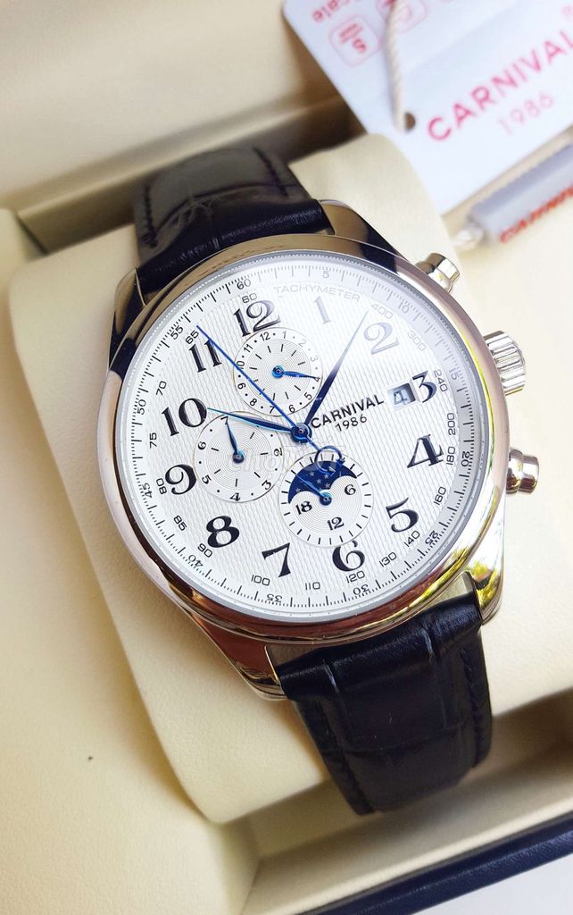 Đồng Hồ Cơ Automatic Nam CARNIVAL Cao Cấp. Mua bán Đồng hồ tại Thành phố Thủ Đức Tp Hồ Chí Minh được đăng bởi Hiếu Nguyễn hình 1