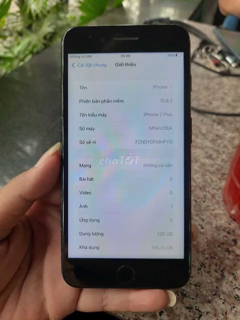iPhone 7 Plus 128GB Đen. Mua bán Điện thoại tại Huyện Củ Chi Tp Hồ Chí Minh được đăng bởi Hoàng Nguyễn Hồng Ân hình 1