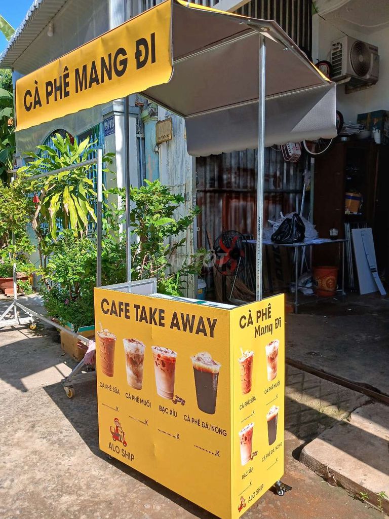 Xe cafe mang đi Vàng Kim loại, bạt. Mua bán Đồ chuyên dụng, Giống nuôi trồng tại Quận Bình Thuỷ Cần Thơ được đăng bởi Trung hình 1