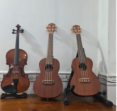 Đàn Ukulele và Violin size mini