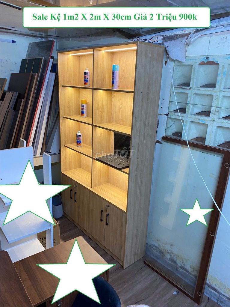 KỆ CÓ ĐÈN LED TRƯNG BÀY SẢN PHẨM 1M2X200X30CM. Mua bán Tủ, kệ gia đình tại Quận 12 Tp Hồ Chí Minh được đăng bởi Nội Thất Bàn Tủ Kệ Cửa Hàng Và Văn Phòng hình 1
