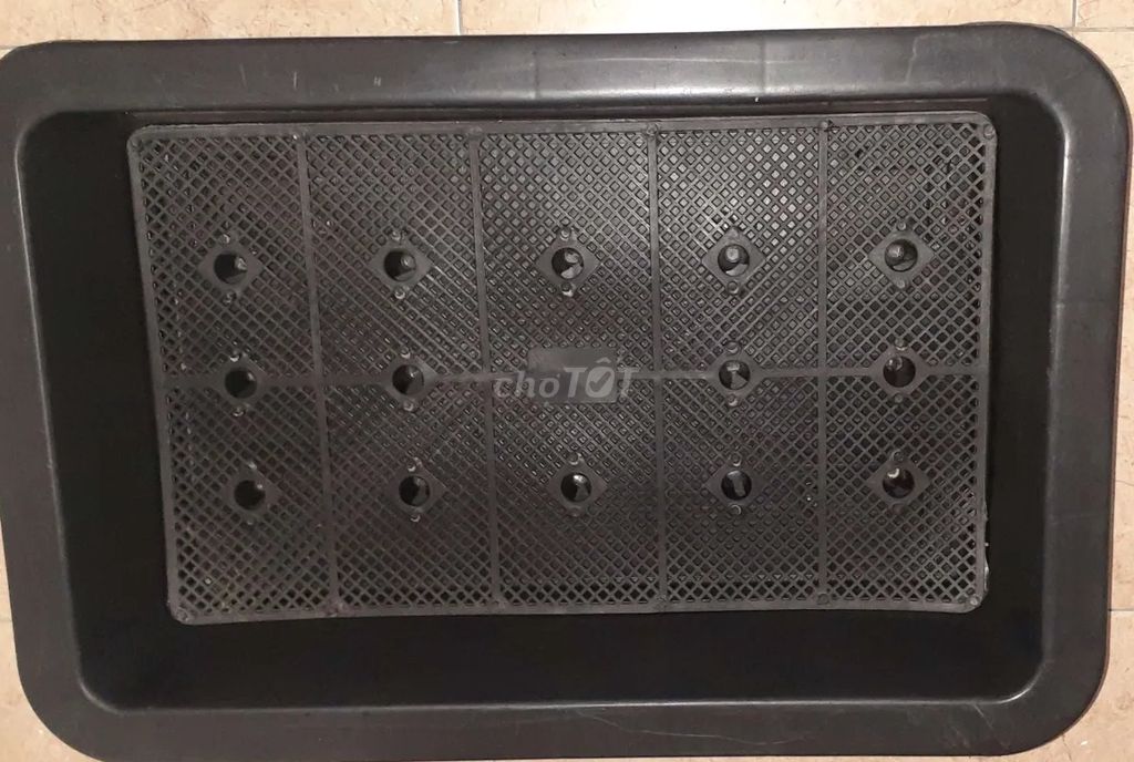 Chậu trồng cây Nhựa Đen 65x43x18cm. Mua bán Cây cảnh, đồ trang trí tại Quận 6 Tp Hồ Chí Minh được đăng bởi My My hình 1