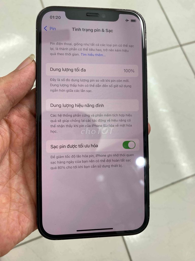 iphone 12 pro 256g Zin (2 sim vật lí) Pin 100%. Mua bán Điện thoại tại Quận Cầu Giấy Hà Nội được đăng bởi thành hình 2