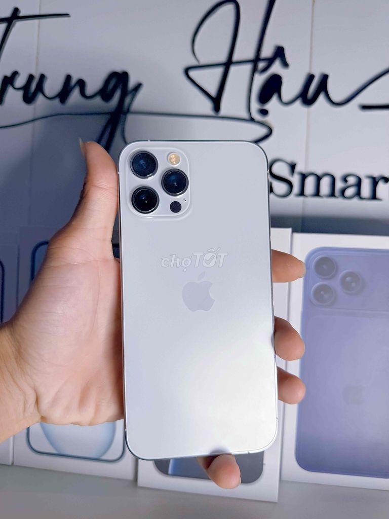 Apple iPhone 12 Pro Max 256GB trắng. Mua bán Điện thoại tại Huyện Mỹ Tú Sóc Trăng được đăng bởi Lê Trung Hậu hình 1