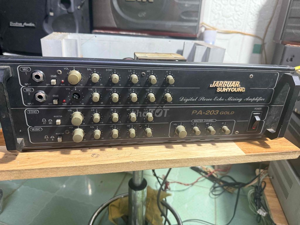 Amply Jarguar Suhyoung PA-203 Gold Đen. Mua bán Tivi, Âm thanh tại Quận Bình Thạnh Tp Hồ Chí Minh được đăng bởi Đam mê âm thanh chán thì bán hình 1
