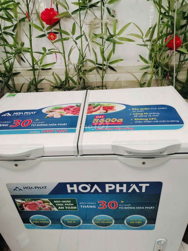 Tủ đông Hòa Phát 2 ngăn đông mát Trắng R600a. Mua bán Tủ lạnh tại Quận 12 Tp Hồ Chí Minh được đăng bởi Hoàng Tuấn  hình 1