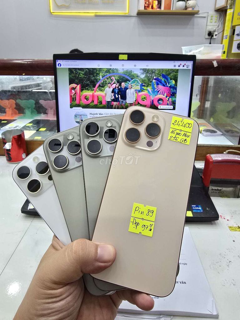 Apple iPhone 16 Pro Max 256GB - Có Ổ Sim. Mua bán Điện thoại tại Thành phố Long Xuyên An Giang được đăng bởi Facebook Cầm Đồ Thúy Vân hình 1