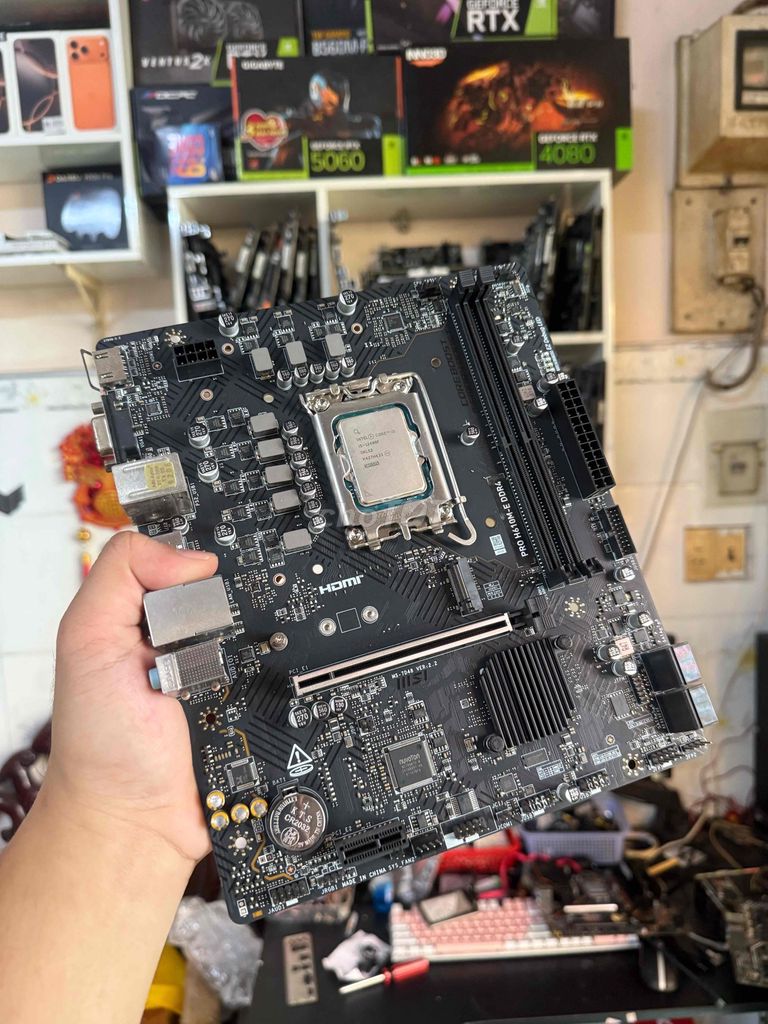 Mainboard H610 i5 + 12400F Đen. Mua bán Linh kiện (RAM, Card...) tại Huyện Hóc Môn Tp Hồ Chí Minh được đăng bởi Thanh Tâm hình 1