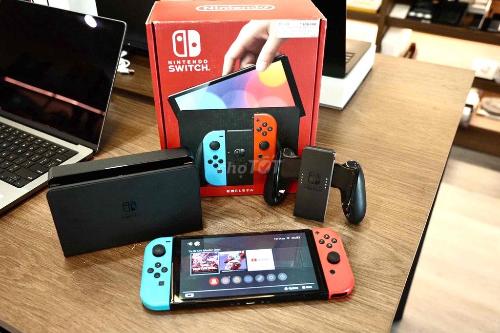 Nintendo Switch OLED full phụ kiện