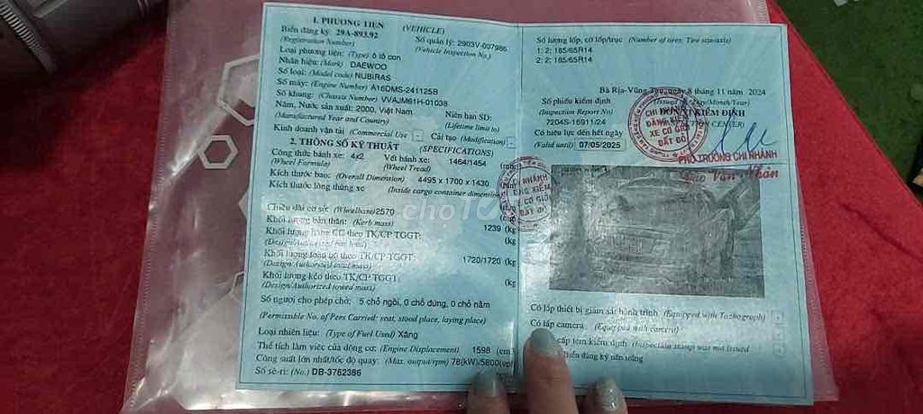 Daewoo Nubira 2003 - 123 km. Mua bán Ô tô tại Huyện Xuyên Mộc Bà Rịa - Vũng Tàu được đăng bởi minh hình 7