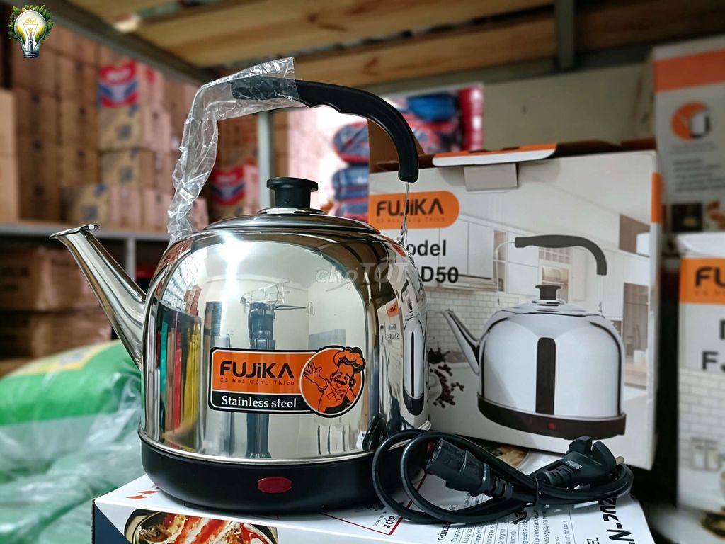 Ấm siêu tốc Fujika SD50 Inox Bạc. Mua bán Bếp, lò, đồ điện nhà bếp tại Thành phố Rạch Giá Kiên Giang được đăng bởi NHÃ ĐAN KG hình 1