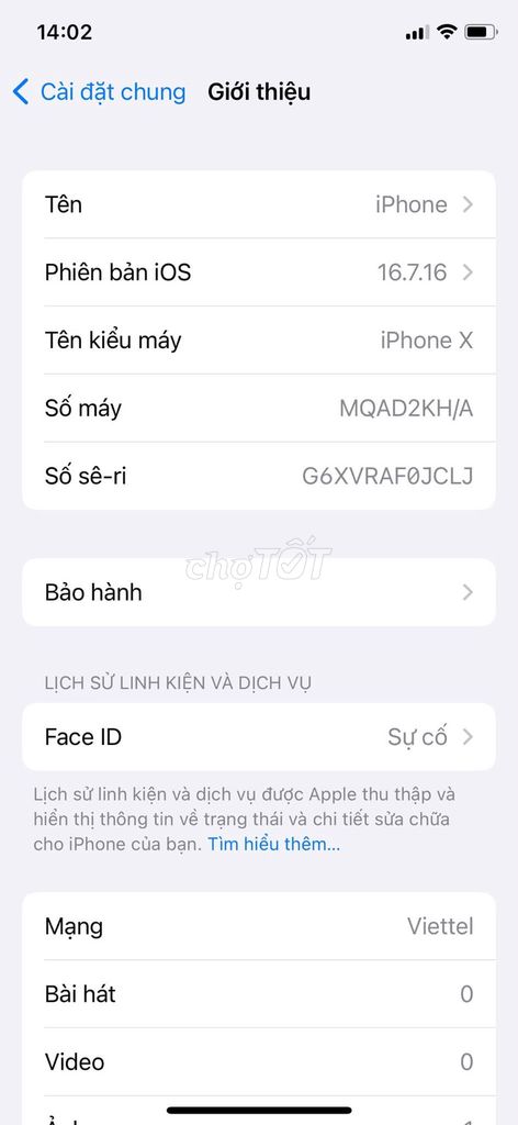 Apple iPhone X 64GB Đã sử dụng Mất Face ID. Mua bán Điện thoại tại Thành phố Thủ Đức Tp Hồ Chí Minh được đăng bởi Hội Đồ Điện Tử hình 1
