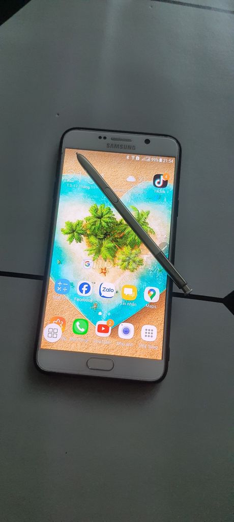 Samsung note 5 trắng 2 sim