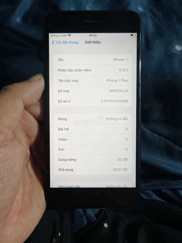 iPhone 7 Plus 32GB Đen Like New. Mua bán Điện thoại tại Quận Nam Từ Liêm Hà Nội được đăng bởi Hoàng Đông hình 1