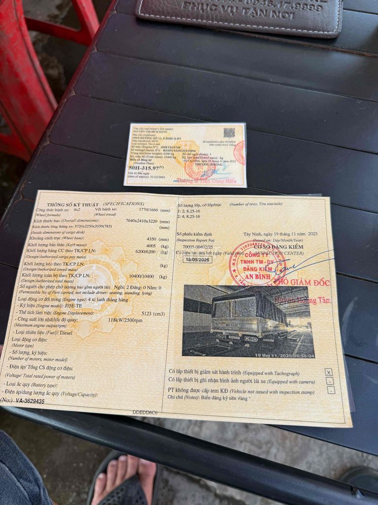 Hino 6t2 đời 2016.máy zin thùng dài 5m7. Mua bán Xe tải, xe ben tại Thành phố Tân An Long An được đăng bởi Trung Dũng hình 8