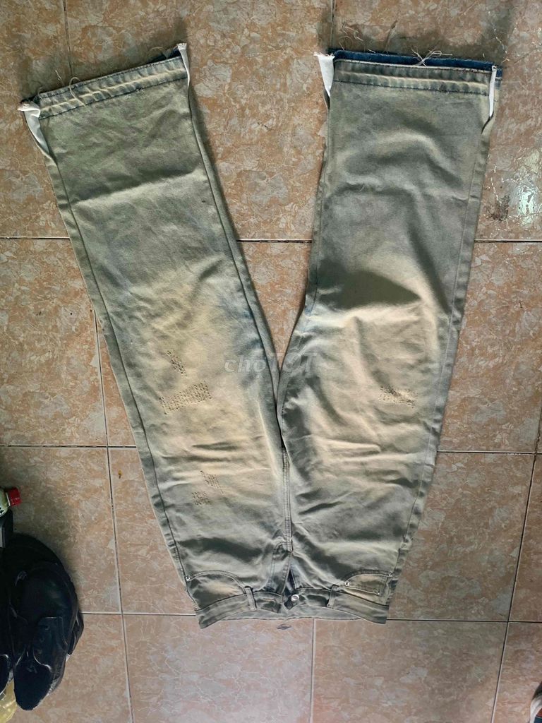 Quần jean unisex cotton size L. Mua bán Quần áo tại Huyện Bến Lức Long An được đăng bởi Phúc Thịnh hình 1