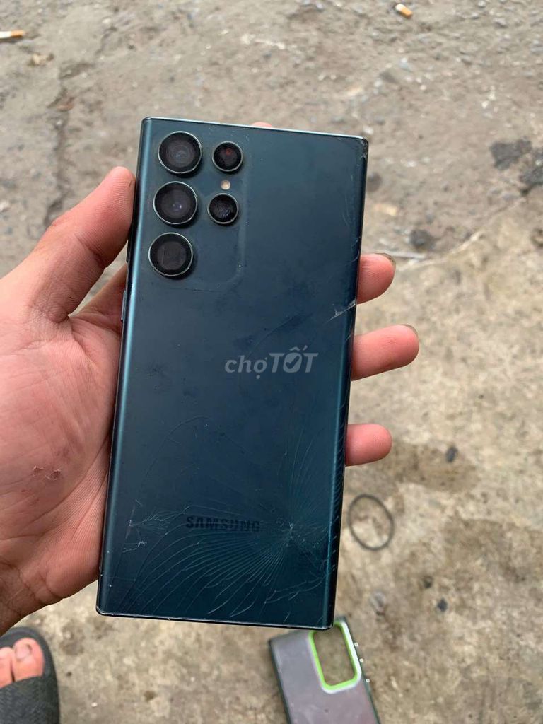 Samsung Galaxy S22 Ultra 128GB Đen Mỹ. Mua bán Điện thoại tại Huyện Thanh Trì Hà Nội được đăng bởi Lãm Quang hình 1