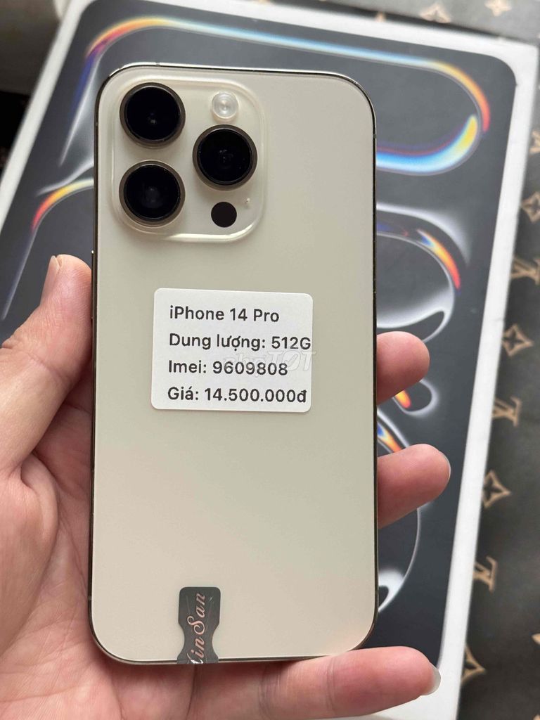 iPhone 14 Pro 512GB Vàng máy ngoại hình đẹp. Mua bán Điện thoại tại Thành phố Buôn Ma Thuột Đắk Lắk được đăng bởi Nguyễn Hoàng hình 1
