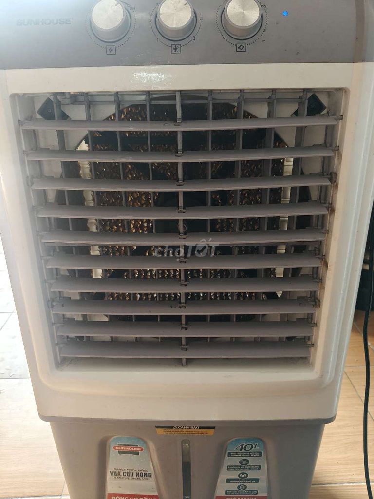 Quạt điều hòa SUNHOUSE 40L Trắng. Mua bán Quạt tại Huyện Nghĩa Hưng Nam Định được đăng bởi MIUIVIRUT hình 1