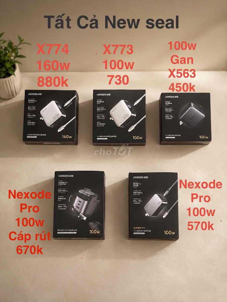 Củ sạc Ugreen Nexode Pro x757. Mua bán Phụ kiện (Màn hình, Chuột...) tại Quận 6 Tp Hồ Chí Minh được đăng bởi Chí Hùng hình 1