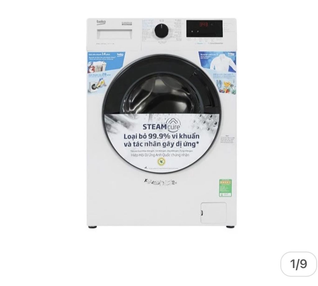 Máy giặt Beko SteamCure Trắng. Mua bán Máy giặt tại Huyện Châu Thành A Hậu Giang được đăng bởi Tên chưa cung cấp hình 1