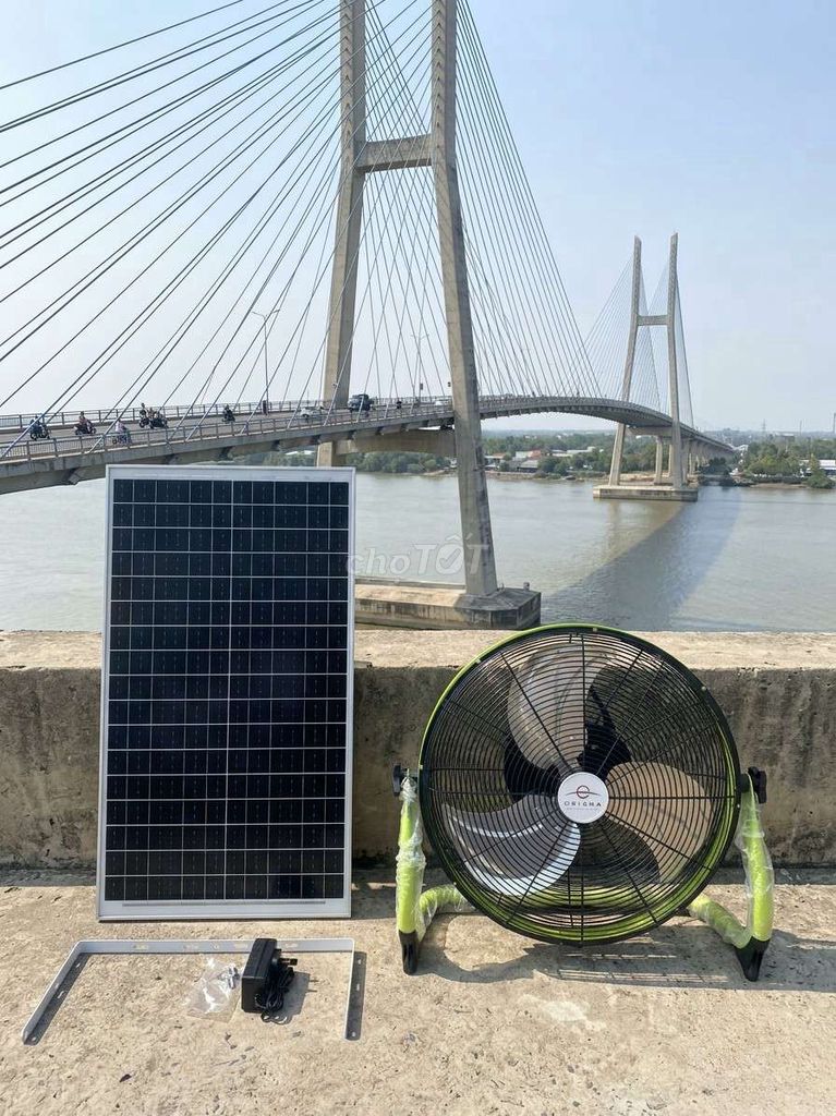 Quạt năng lượng mặt trời ORIANA. Mua bán Quạt tại Thành phố Mỹ Tho Tiền Giang được đăng bởi Đèn Led Min hình 1