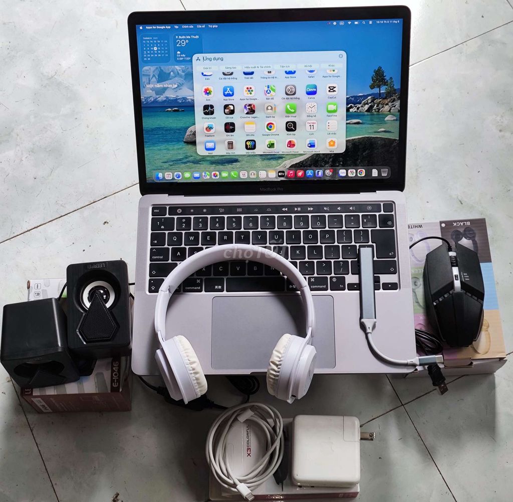 MacBook Pro  M1  256GB ,  ZIN , ĐẸP , CÓ TUOCH BAR. Mua bán Laptop tại Thành phố Buôn Ma Thuột Đắk Lắk được đăng bởi LQ hình 1