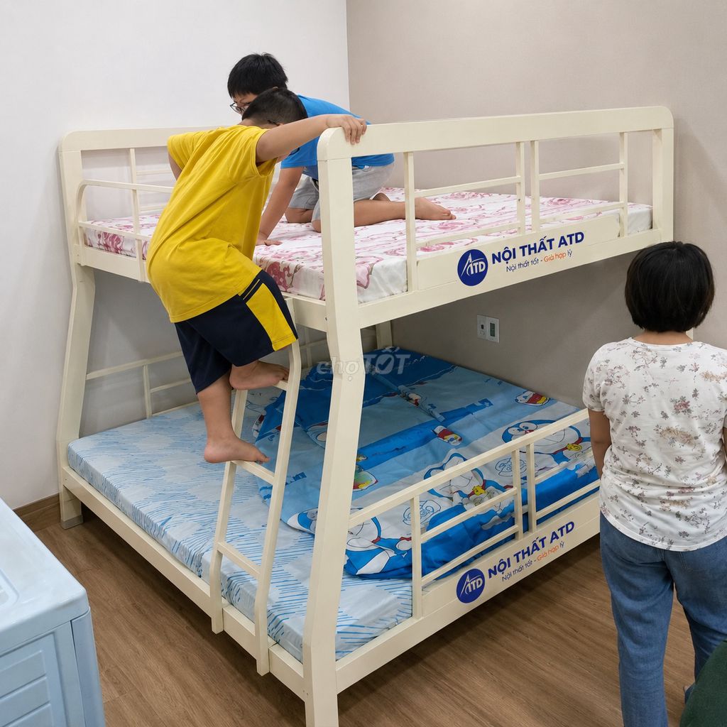 Giường tầng@Giường tầng@Giường tầng@Giường tầng@. Mua bán Giường, chăn ga gối nệm tại Huyện Cần Giuộc Long An được đăng bởi  nội thất hcm hình 1