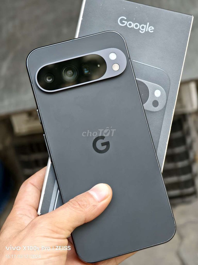 Google pixel 9 pro XL 12/256 Fulbox. Máy lock mỹ