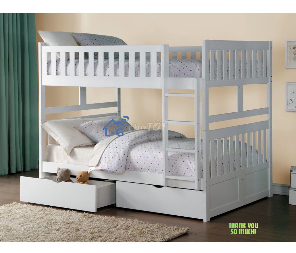 Giường tầng gỗ thôngGIƯỜNG TẦNG + HỘC KÉO. Mua bán Giường, chăn ga gối nệm tại Quận Phú Nhuận Tp Hồ Chí Minh được đăng bởi GIƯỜNG SẮT SƠN LÂM hình 1