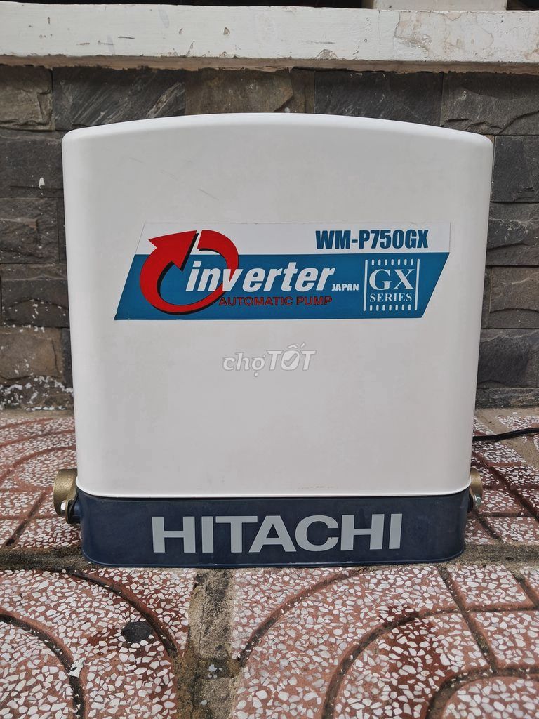 Bơm nc tg áp biến tầng HITACHI WM-P750GX, mới >90%