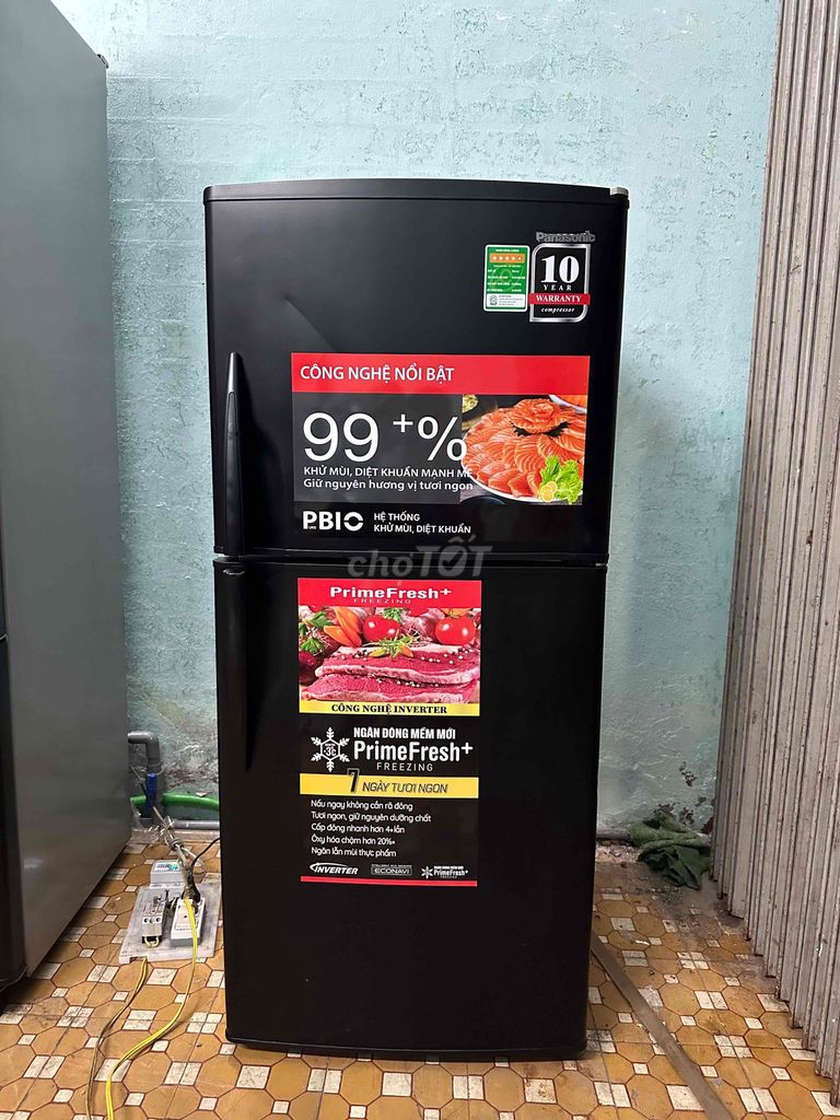 Tủ lạnh Panasonic Inverter Đen. Mua bán Tủ lạnh tại Thành phố Qui Nhơn Bình Định được đăng bởi Điện Lạnh Bảo Ngọc hình 1