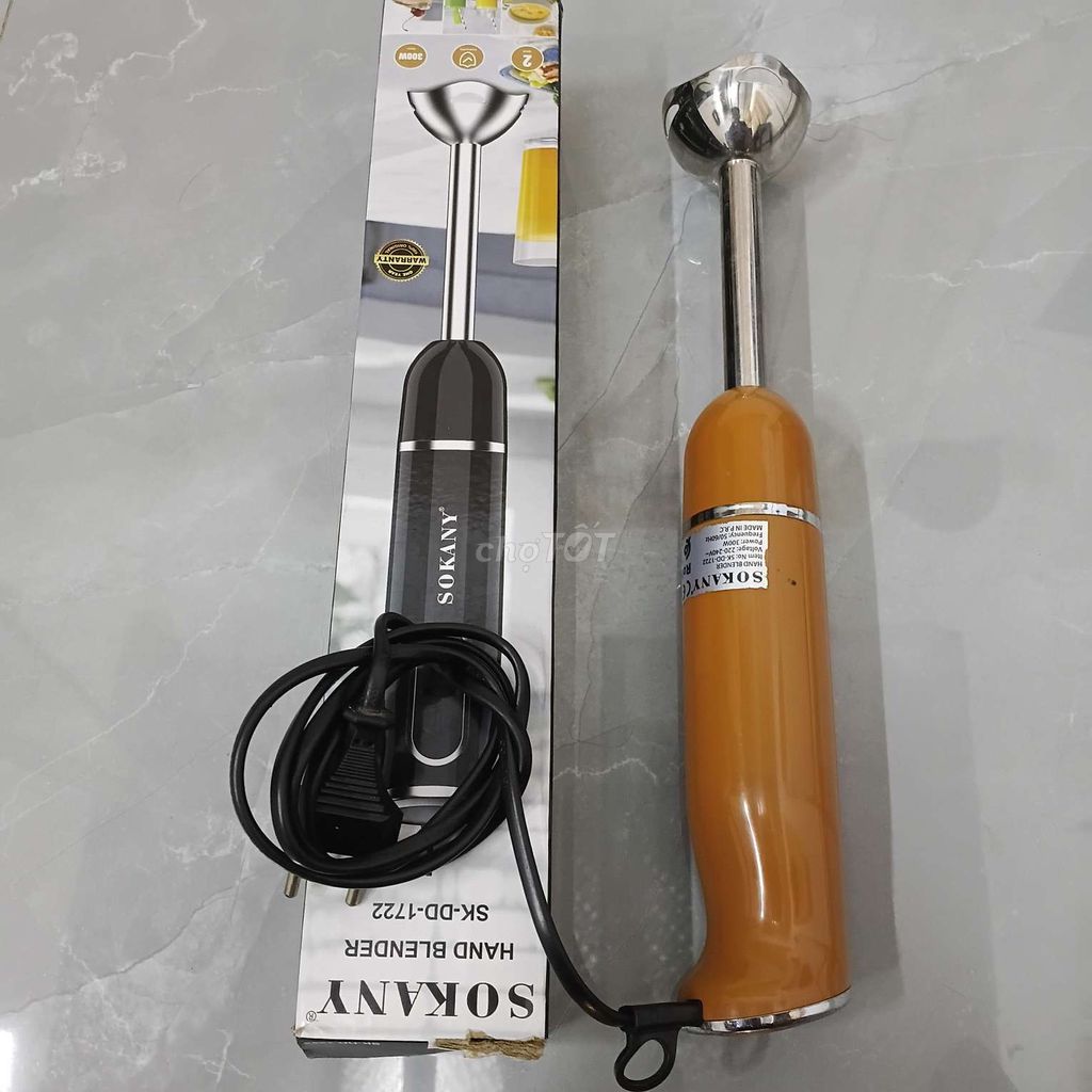Máy xay cầm tay Sokany SK-DD-1722 Cam. Mua bán Bếp, lò, đồ điện nhà bếp tại Thành phố Huế Thừa Thiên Huế được đăng bởi Tý Nguyễn hình 1