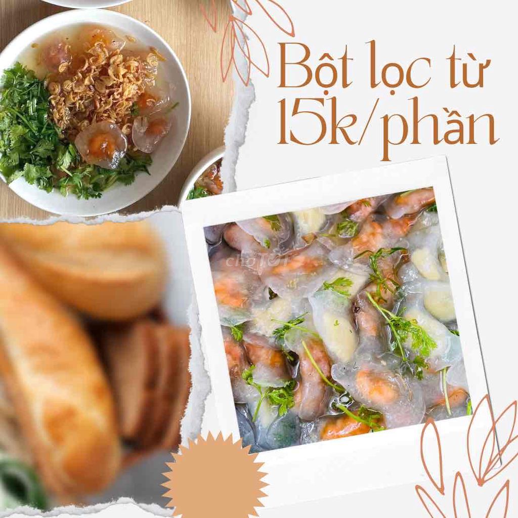 nước uống bánh mỳ bột lọc