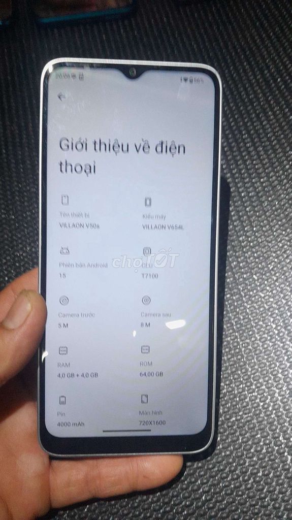 VILLAON V50s 4GB/64GB Bạc. Mua bán Điện thoại tại Quận 1 Tp Hồ Chí Minh được đăng bởi Thinh Bui hình 1