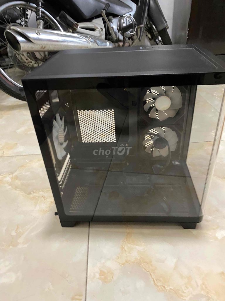 Vỏ case máy tính Kính cường lực Đen thoáng khí. Mua bán Linh kiện (RAM, Card...) tại Quận 8 Tp Hồ Chí Minh được đăng bởi Nguyễn Hoàng Đức hình 1