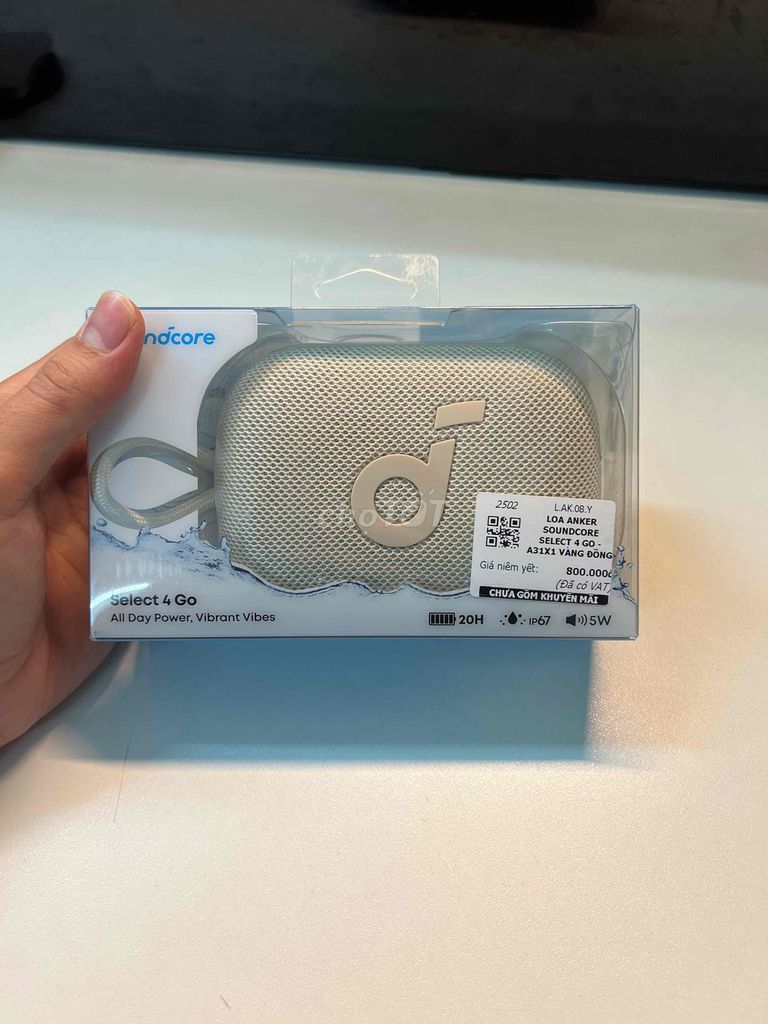 Loa Anker Soundcore Select 4 Go chưa bóc seal. Mua bán Tivi, Âm thanh tại Quận Cầu Giấy Hà Nội được đăng bởi Đỗ Việt Khoa hình 1