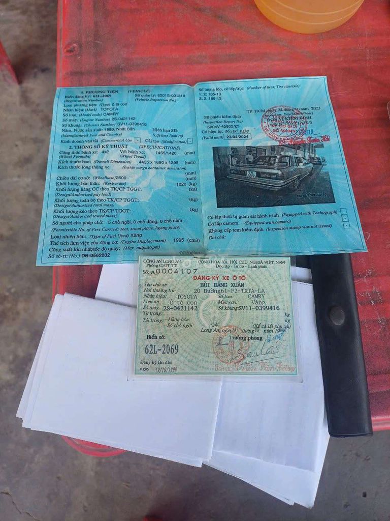 Toyota Camry 1995 Vàng cát. Mua bán Ô tô tại Huyện Bình Chánh Tp Hồ Chí Minh được đăng bởi Thanh hình 5