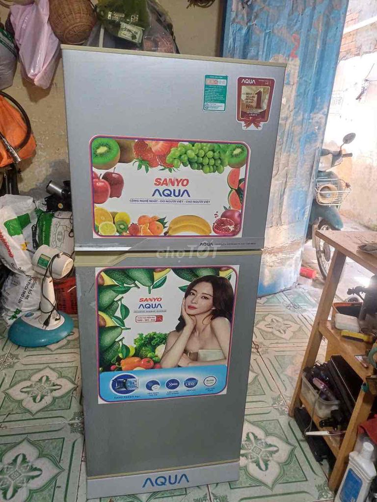 Tủ lạnh Sanyo Aqua 150L Xám tiết kiệm điện. Mua bán Tủ lạnh tại Quận 7 Tp Hồ Chí Minh được đăng bởi Anh tèo hình 1