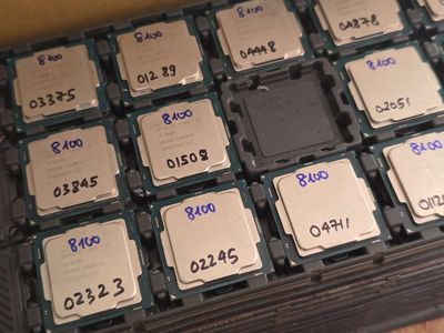 SẴN 45 EM I3 8100 LẺ 500K SL5 450K/1C LẤY HẾT IB. Mua bán Linh kiện (RAM, Card...) tại Quận Tân Bình Tp Hồ Chí Minh được đăng bởi Phan Thịnh
