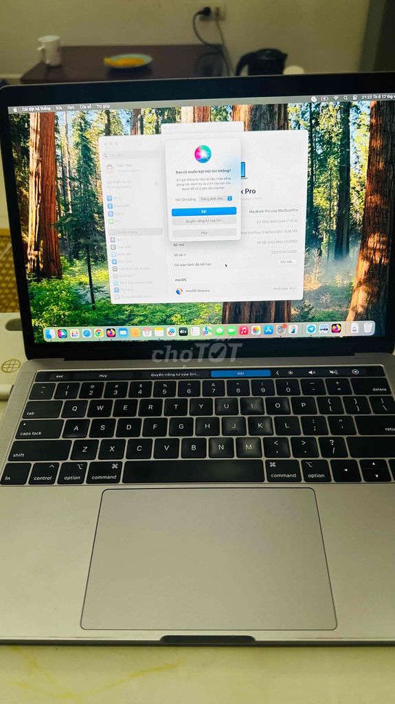 Macbook Pro 2018 i7 13 inch 16GB/256GB. Mua bán Laptop tại Quận Thanh Xuân Hà Nội được đăng bởi Trần Tâm hình 1