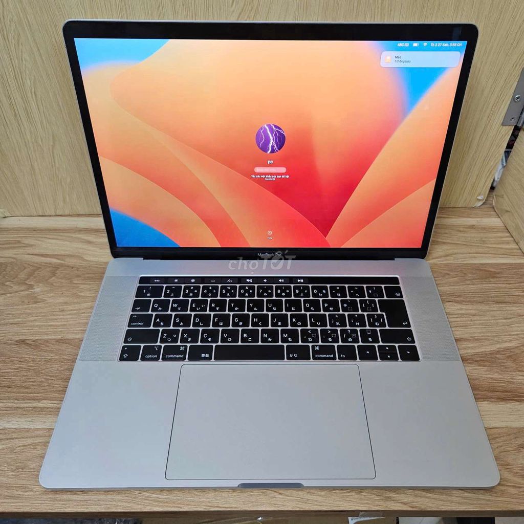 Apple MacBook Pro 15in 2018 i7 16GB/512GB Bạc. Mua bán Laptop tại Quận Ba Đình Hà Nội được đăng bởi Minh Trang hình 1
