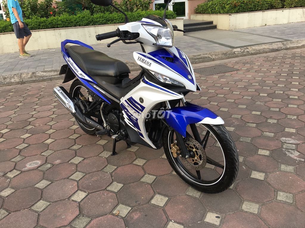 Yamaha Exciter 135 màu xanh trắng GP 2016