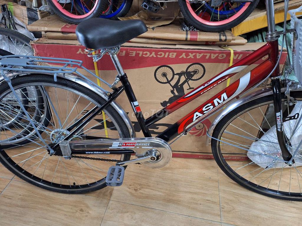Xe 27 inch đỏ đen ASM. Mua bán Xe đạp tại Quận Ninh Kiều Cần Thơ được đăng bởi mi ca hình 3